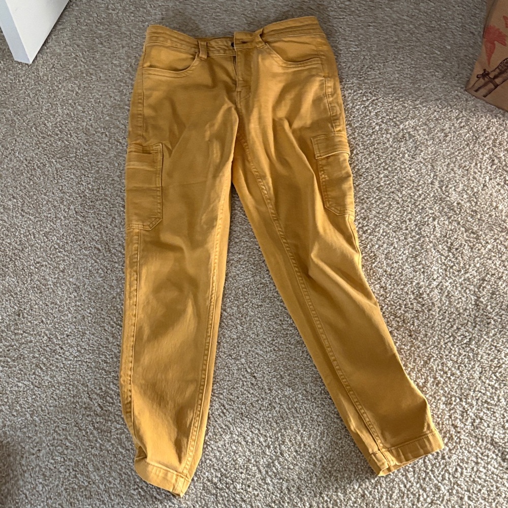 Prana Gold Cargo Jeans